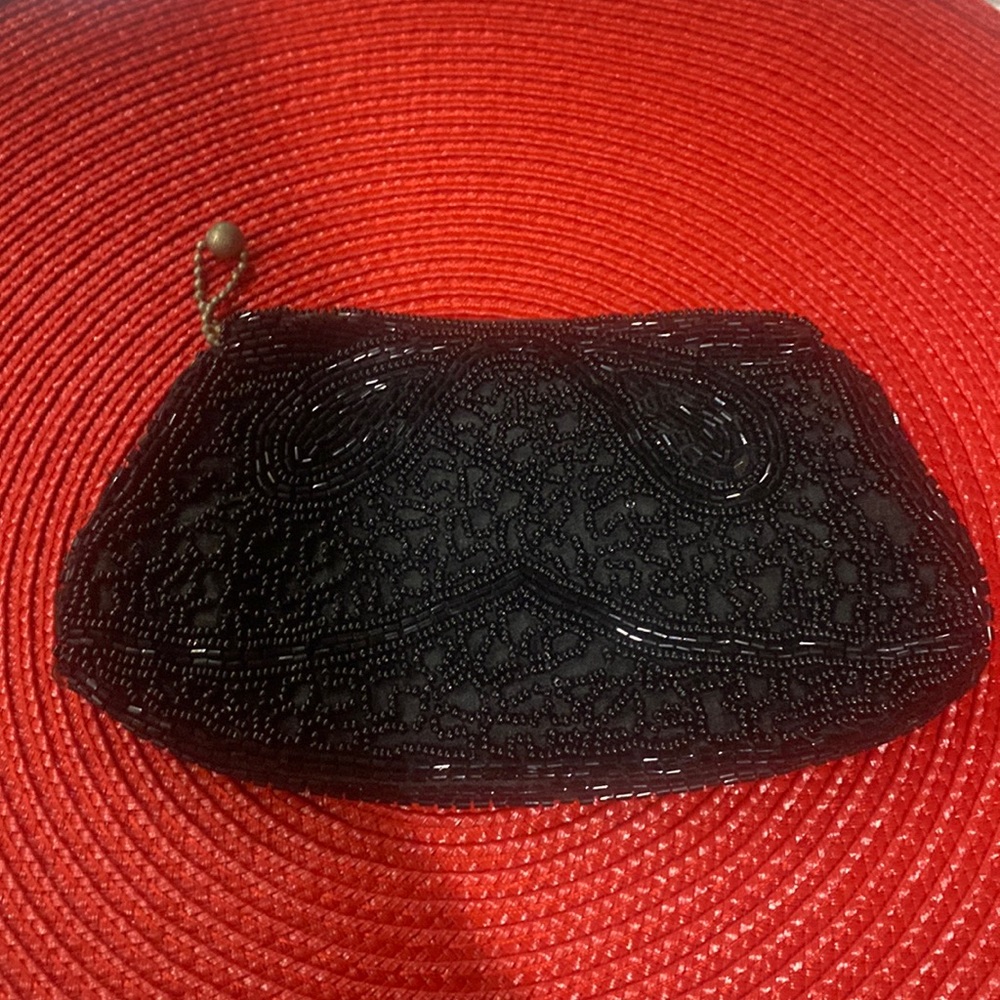 Beautiful vintage beaded clutch